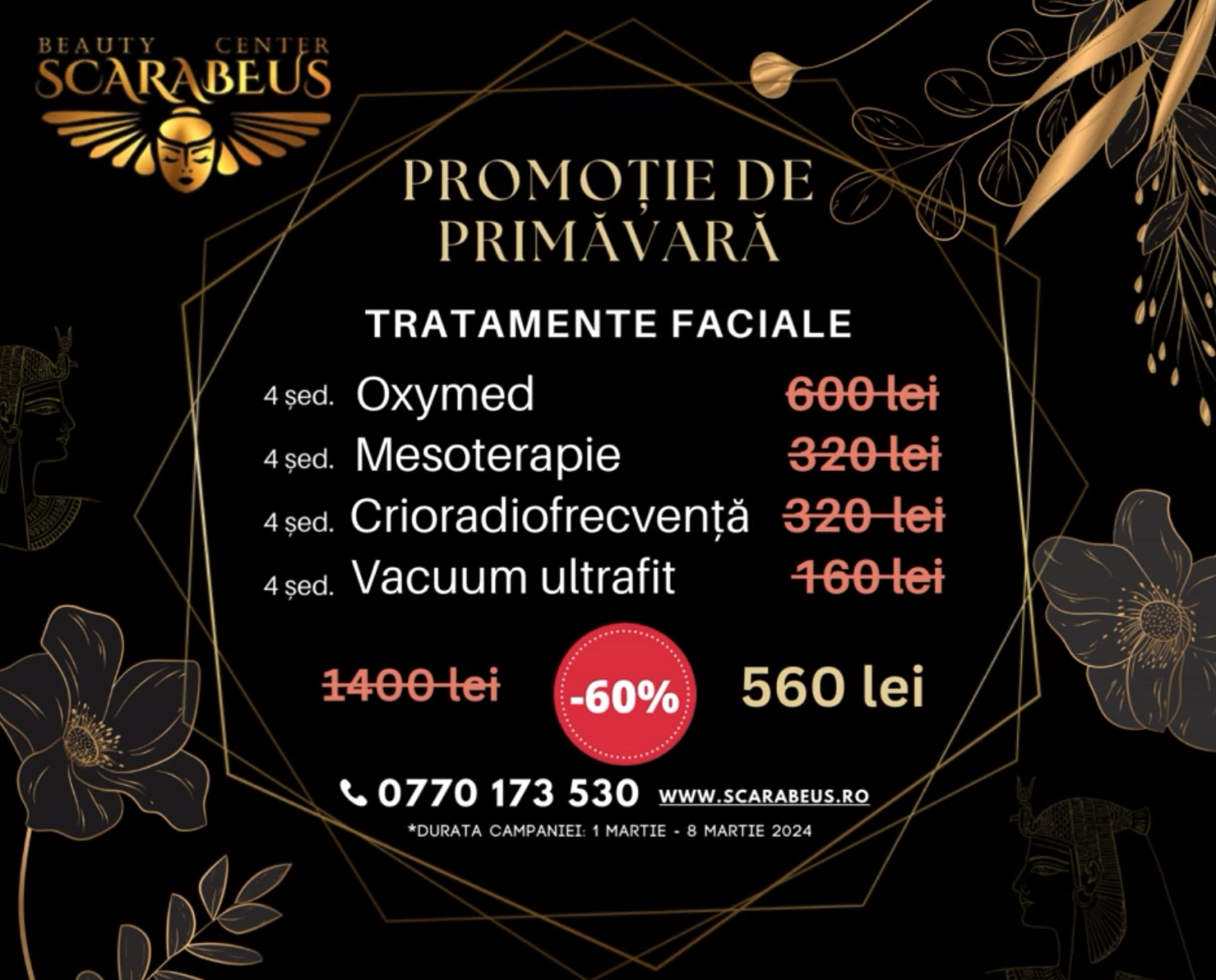 Promotie de Primavara - Tratament Facial